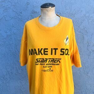 Star Trek T-shirt Trekkie tee Engage Size XXL